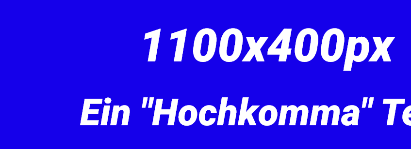Alternativer Text "Hochkomma Test"