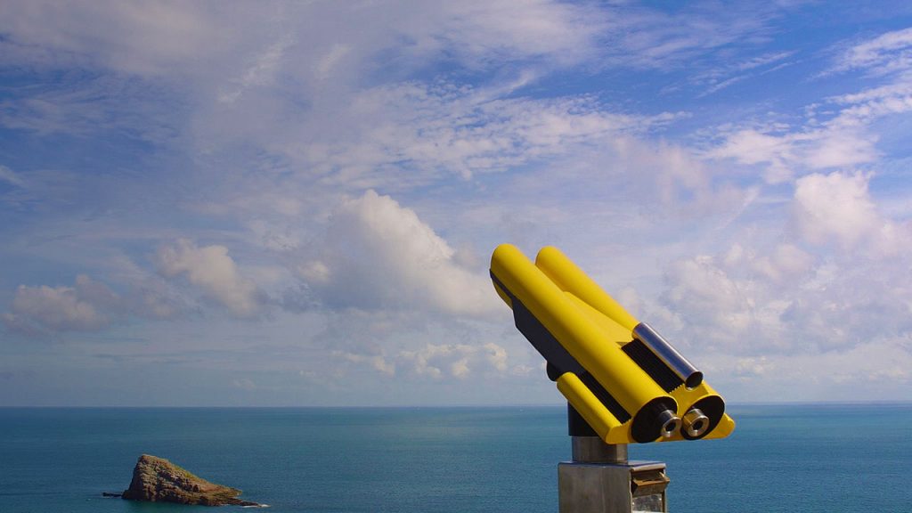 Fernrohr für Medienbeobachtung